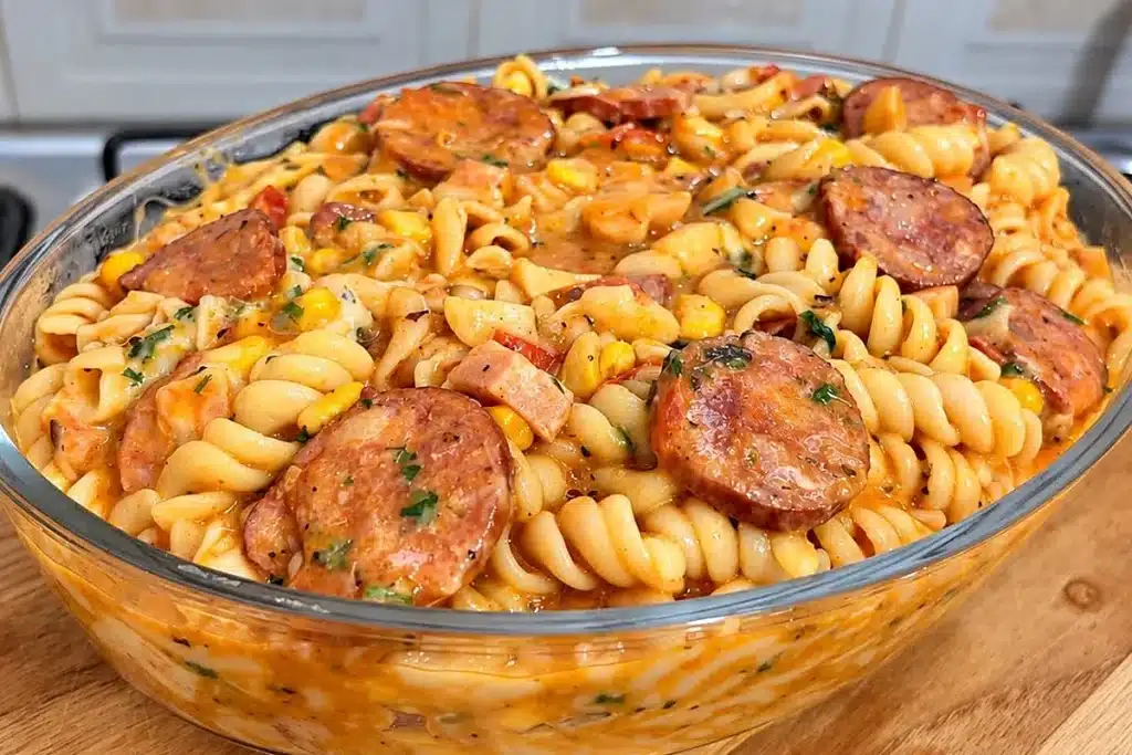 Macarrão preguiçoso feito na panela de pressão com molho cremoso, para um almoço delicioso 4 Macarrão preguiçoso