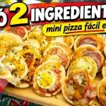 Mini pizza caseira super fácil, rápida e que rende muito, ideal para o seu lanche em família 1 Mini pizza caseira
