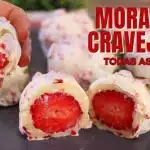 Morango cravejado com cobertura crocante de chocolate fácil e irresistível, a nova febre da internet 2 Morango cravejado