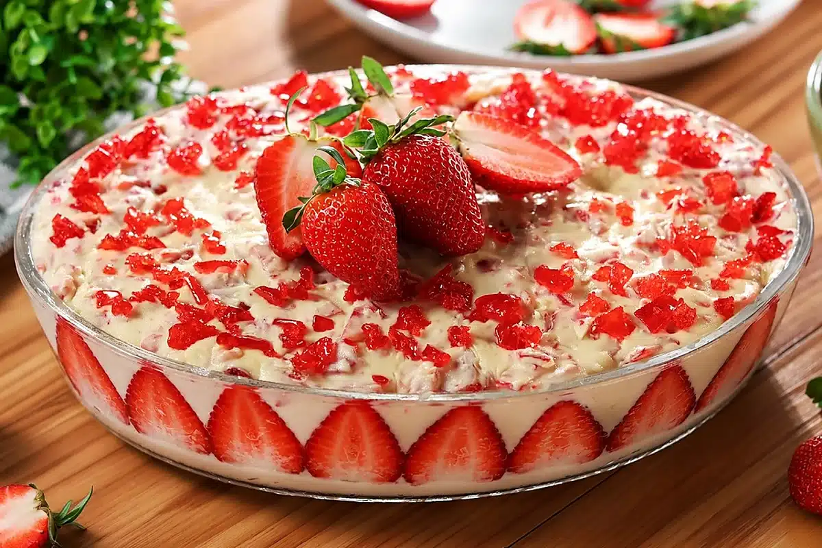 Morango cravejado de travessa com casquinha crocante de chocolate, para transformar o seu dia em festa 29 Morango cravejado de travessa