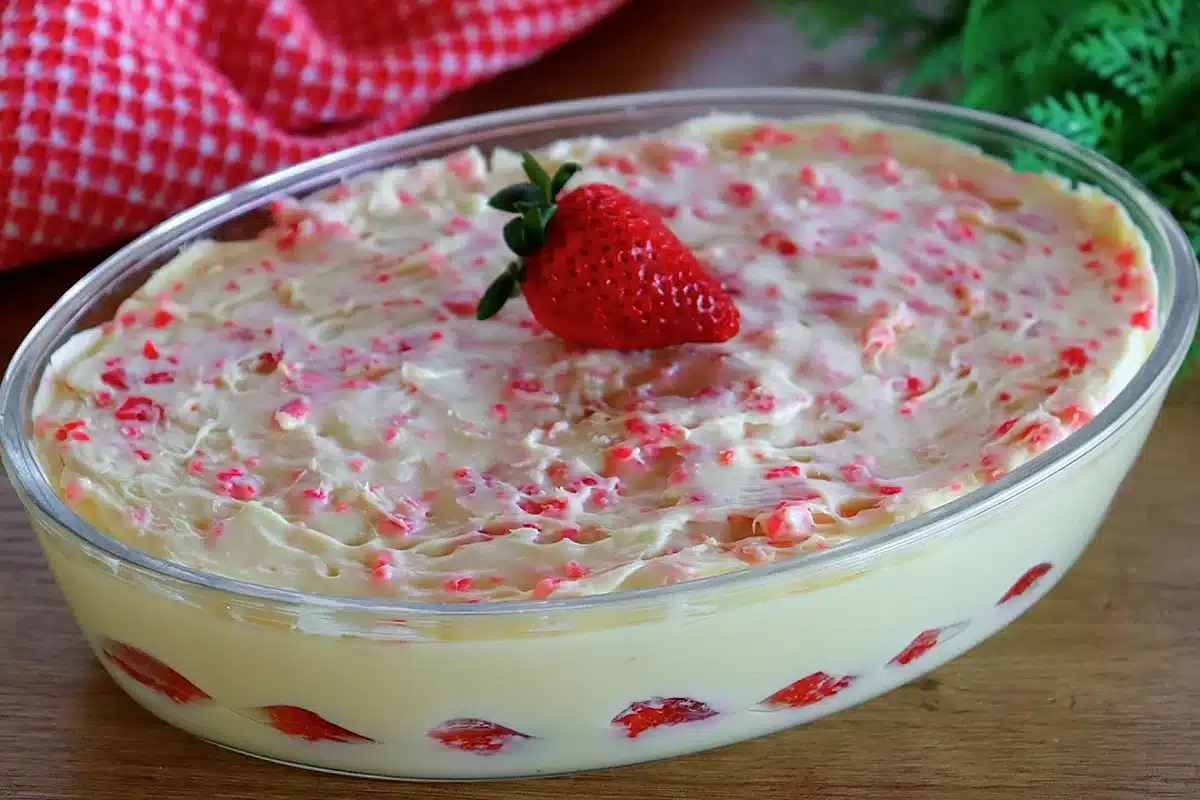 Morango cravejado de travessa