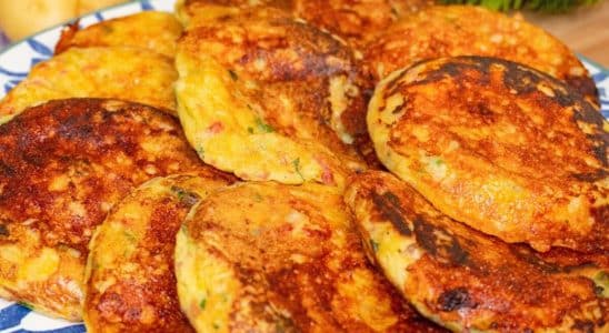 Pãozinho de batata de frigideira