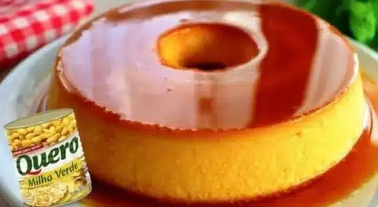 Pudim de milho cremoso muito leve e saboroso, aquela sobremesa geladinha que todos adoram 3 Pudim de milho cremoso