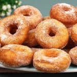 Rosquinha frita caseira
