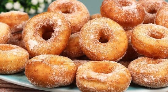 Rosquinha frita caseira