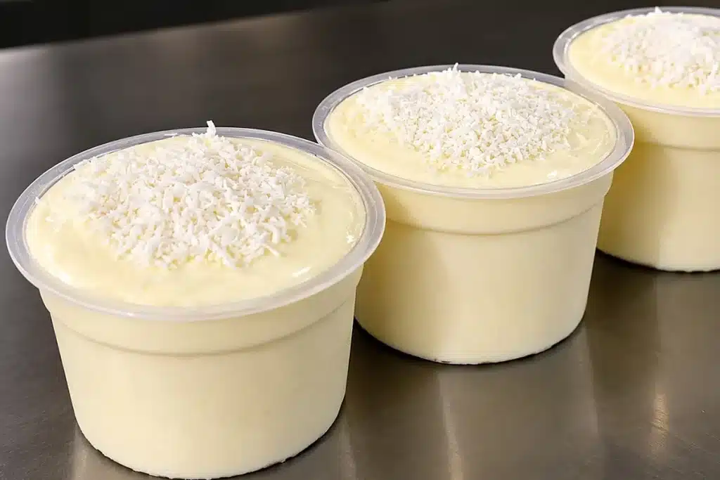 Sobremesa 4 ingredientes feita sem ir ao fogo, um doce rápido e irresistível no almoço de domingo 4 Sobremesa 4 ingredientes