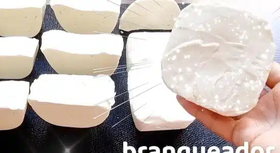 Sabão caseiro branqueador