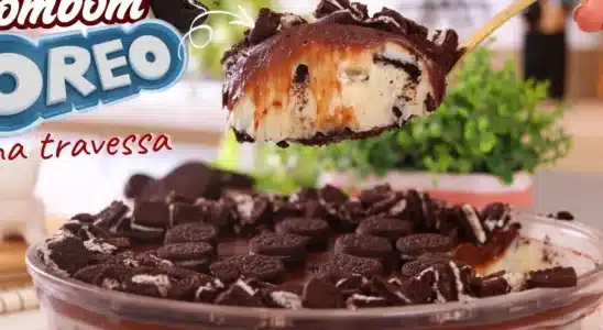 Sobremesa de Oreo deliciosa, super fácil e incrivelmente cremosa, que todos vão amar 3 Sobremesa de Oreo