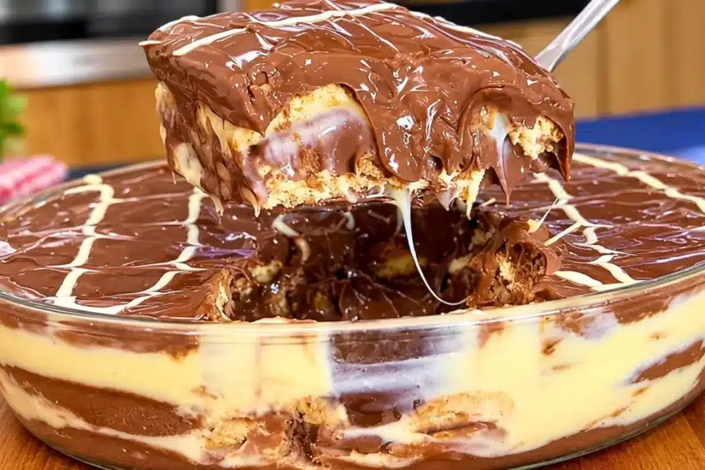 Sobremesa de chocolate super fácil, rápida e chocolatuda, um doce incrível será um sucesso em sua casa 4 Sobremesa de chocolate