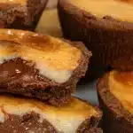Tortelete de chocolate com leite condensado fácil e rápida, para você servir em porções individuais e encantar a todos 1 Tortelete de chocolate