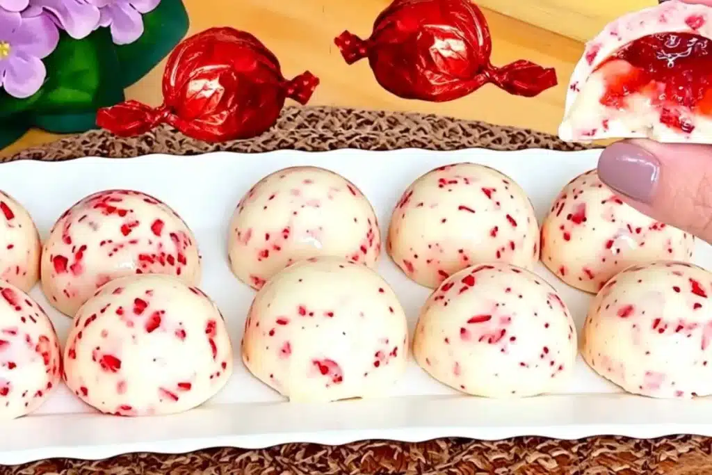 Trufas cravejadas com recheio cremoso fácil de preparar, um doce espetacular que viralizou na internet 4 Trufas cravejadas