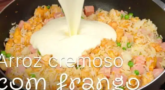 Arroz cremoso com frango em que você reaproveita as sobras de ontem, um prato fácil e bem recheado 1 Arroz cremoso com frango