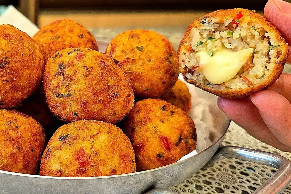 Bolinho de arroz de ontem