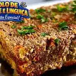 Bolo de carne moída feito de um jeito diferente, recheado e suculento, para surpreender a família 2 Bolo de carne moída