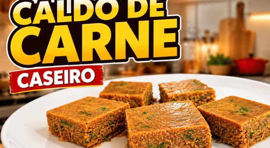 Caldo de carne caseiro