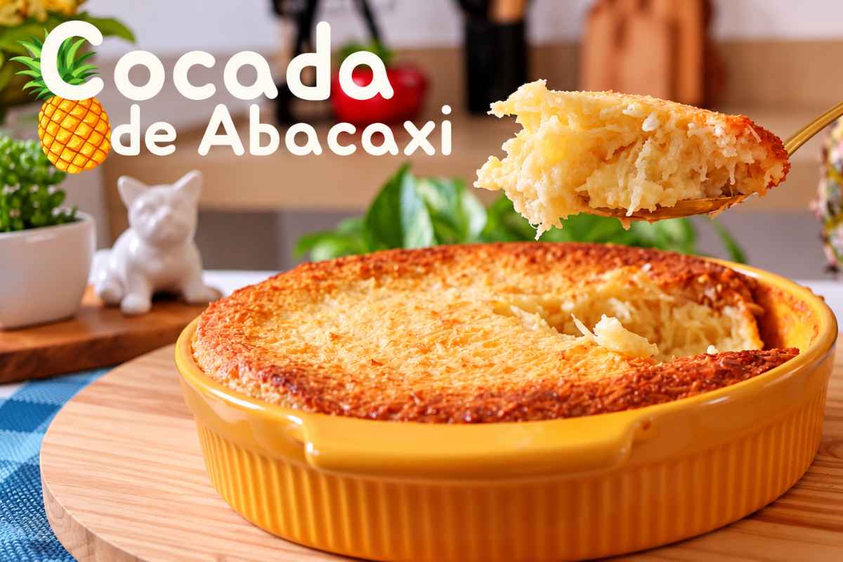 Cocada de forno cremosa