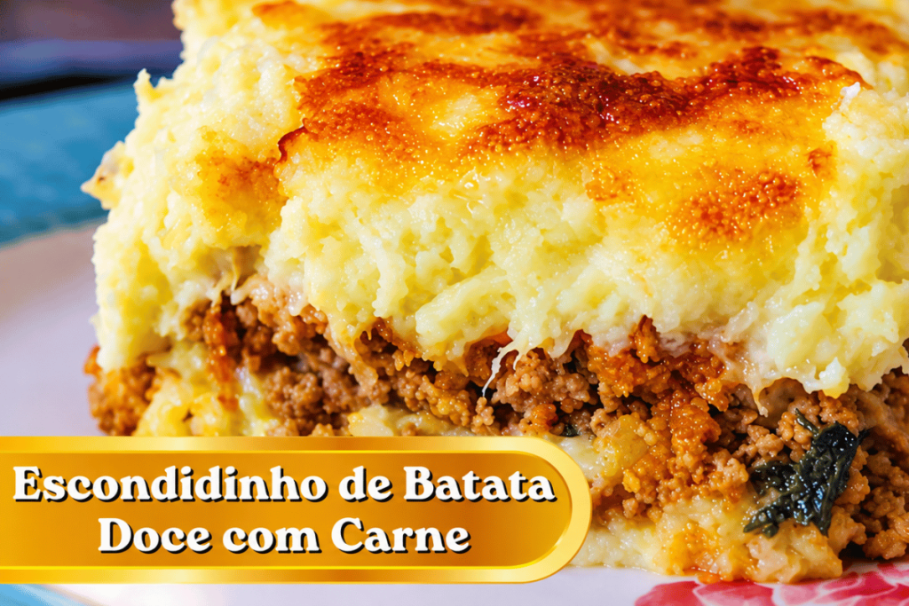 Escondidinho de batata doce