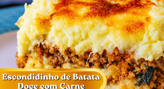 Escondidinho de batata doce