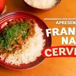 Frango na cerveja super suculento e macio com molho encorpado e bem temperado, uma delícia 1 Frango na cerveja