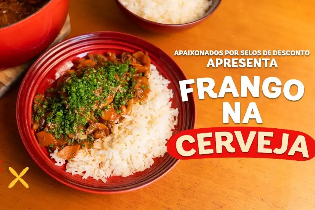 Frango na cerveja super suculento e macio com molho encorpado e bem temperado, uma delícia 135 Frango na cerveja