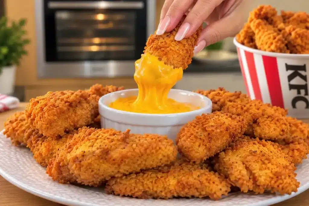 Frango do KFC crocante por fora e muito suculento por dentro: fácil, rápido e delicioso 4 Frango do KFC