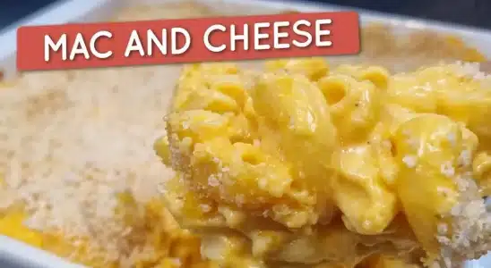 Macarrão com queijo americano super cremoso, rápido e bem recheado no estilo mac and cheese 2 Macarrão com queijo americano