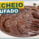 Recheio de chocolate trufado bem cremoso e aveludado, para deixar seus bolos e tortas com qualidade de confeitaria 1 Recheio de chocolate trufado