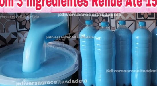 Sabão líquido caseiro