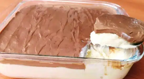 Sobremesa de 5 minutos super rápida, fácil e bem gostosa, para você fazer sem complicação 4 Sobremesa de 5 minutos