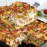 Torta com massa infalível e recheio bem temperado feita sem liquidificador, uma delícia 1 Torta com massa infalível