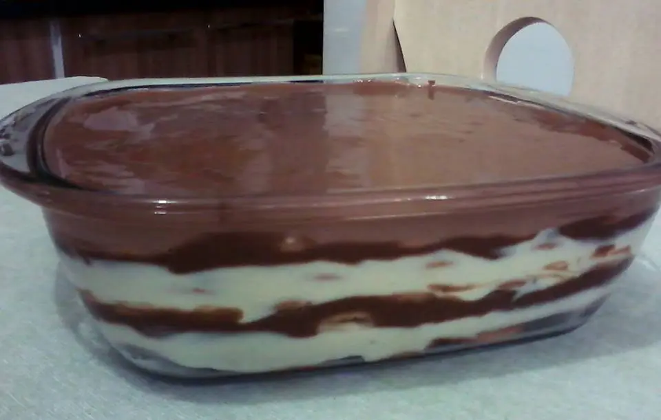 Pavê de Chocolate Preto com Chocolate Branco 1 pavechocolatebranco