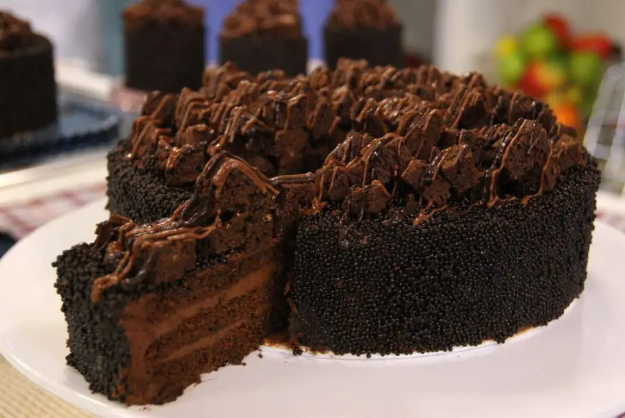 Bolo Chiffon de Chocolate