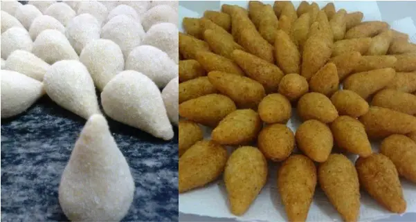 Coxinha com Massa de Maionese 1 coxinha maionese