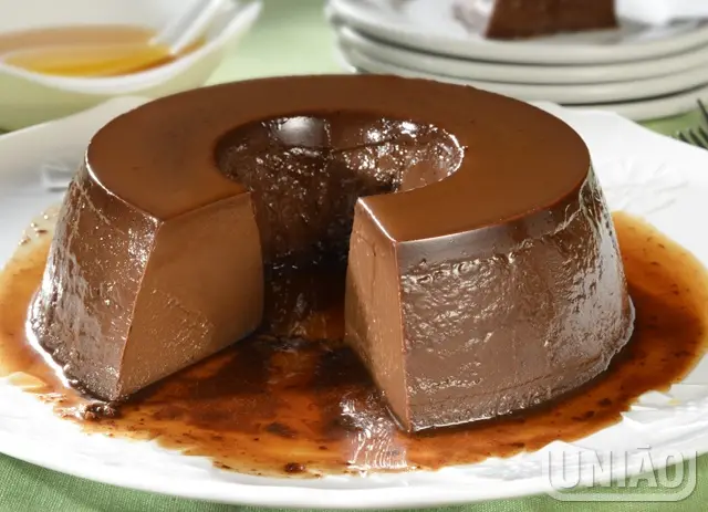 pudim gourmet e chocolate