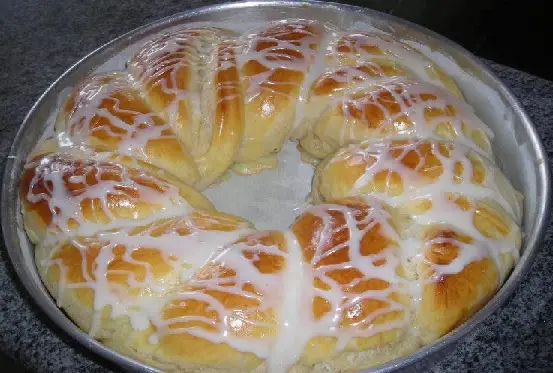 Rosca de Coco 5 Rosca doce de coco