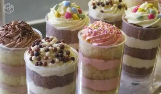 6 Recheios Deliciosos para Bolos e Bolos de Pote 4 bolos de pote