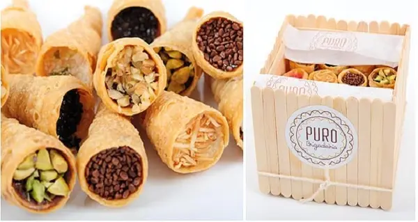 Canudinhos Recheados Gourmet 5 canudinhos recheados