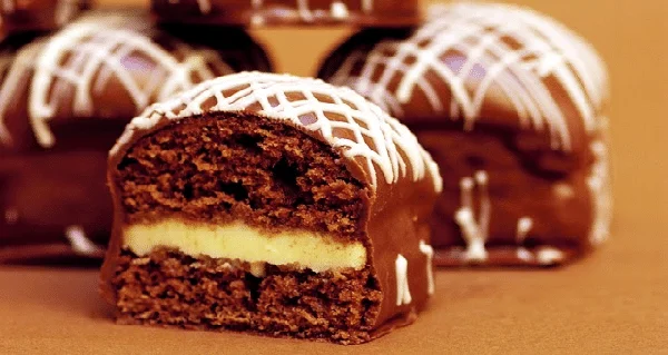 Pão de Mel com Chocolate Branco 1 pão de mel com chocolate branco