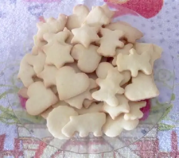 Biscoitinhos Amanteigados 5 biscoitinhos face