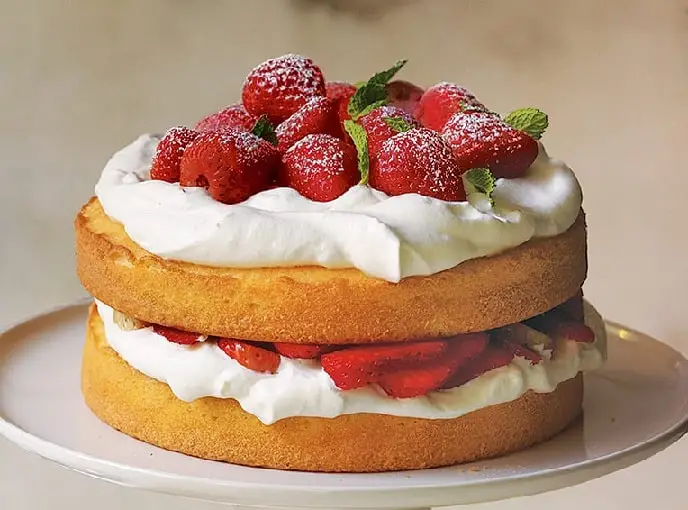 pão de ló para naked cake