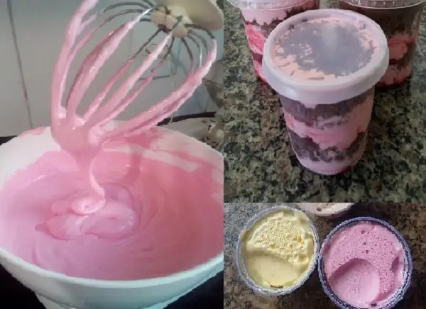 Receita 2 em 1: Recheio Mousse e Sorvete 4 2 em 1 face