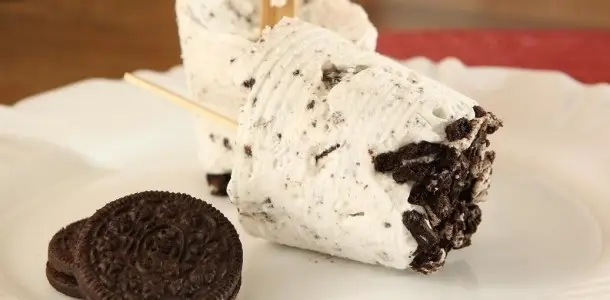 Sorvete Caseiro de Oreo 3 sorvete de oreo