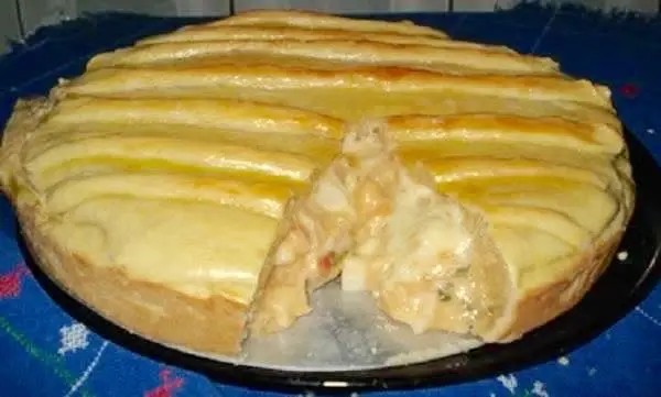 Torta Cremosa de Palmito 3 torta de palmito