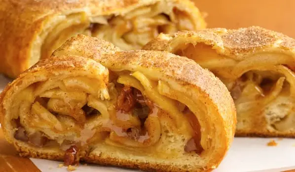 Strudel de Maçã 4 strudel face