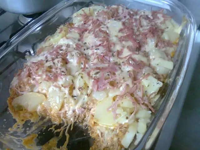Batata de Forno com Frango Vapt-Vupt 1 batatas com frango rápida