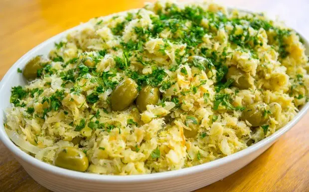 Receita Econômica com Bacalhau: Bacalhau à Brás 5 Bacalhau à Brás, depois de pronto