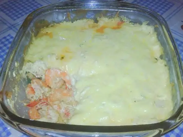 Camarão ao Creme de Leite 2 camarão creme