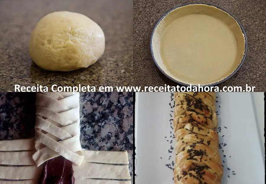 Massa Quebrada Doce (Especial para Tortas e Pães Doces) 6 massa quebrada face