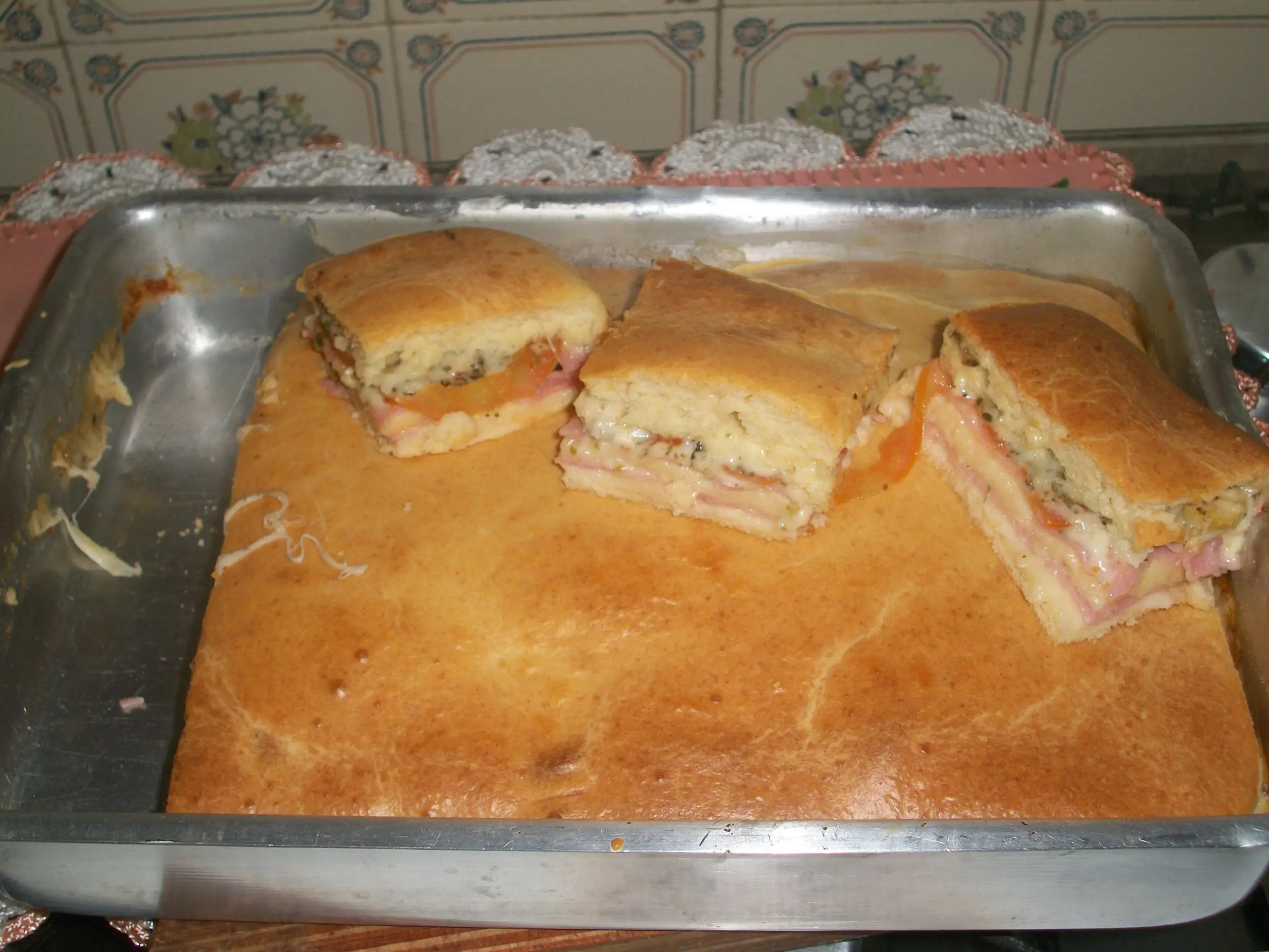 Torta de Pizza 1 torta de liquidificador