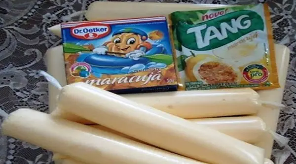 Mousse de Maracujá no Saquinho 5 chup